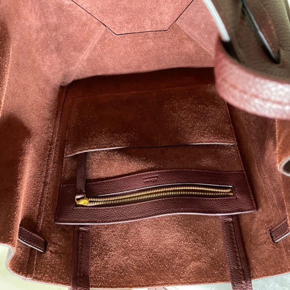 Celine Burgundy Tote - Picture 5 of 10